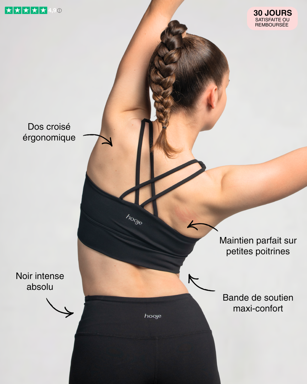 Brassière Croisée Gym